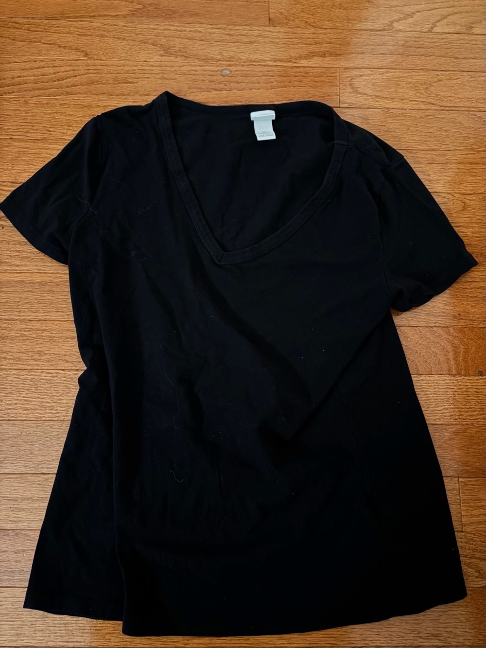Classic Black V-Neck Women's Tee